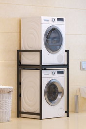 Hanah Home Armario para Lavadora Negro